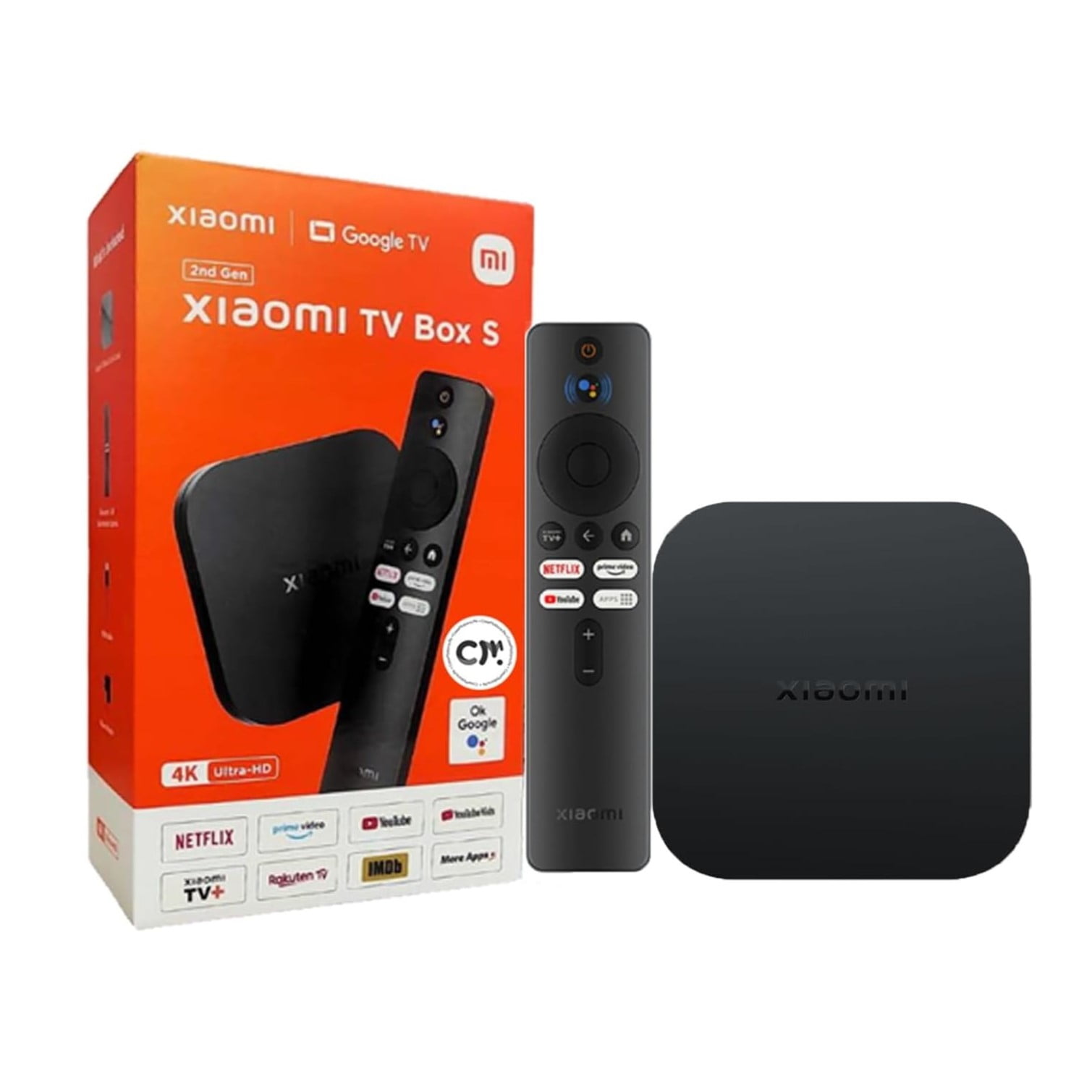 Xiaomi TV Box S (2nd Gen) with 4K Ultra HD Streaming Media Player - Black - Image 1